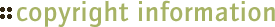 Copyright Information